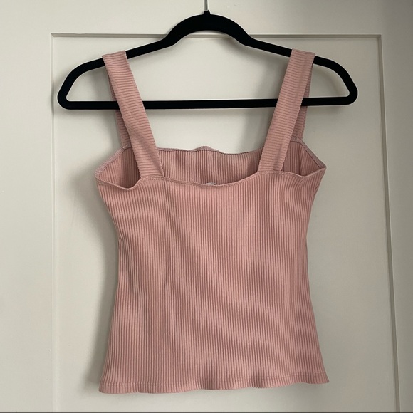 Reformation Canyon Knit Tank Serenade Pink Medium NWOT - Picture 7 of 7